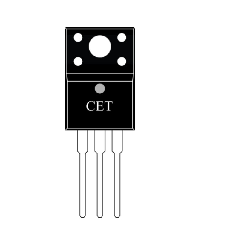 Super Junction Metal-Oxide-Semiconductor Field-Effect Transistor (MOSFET) TO-220F